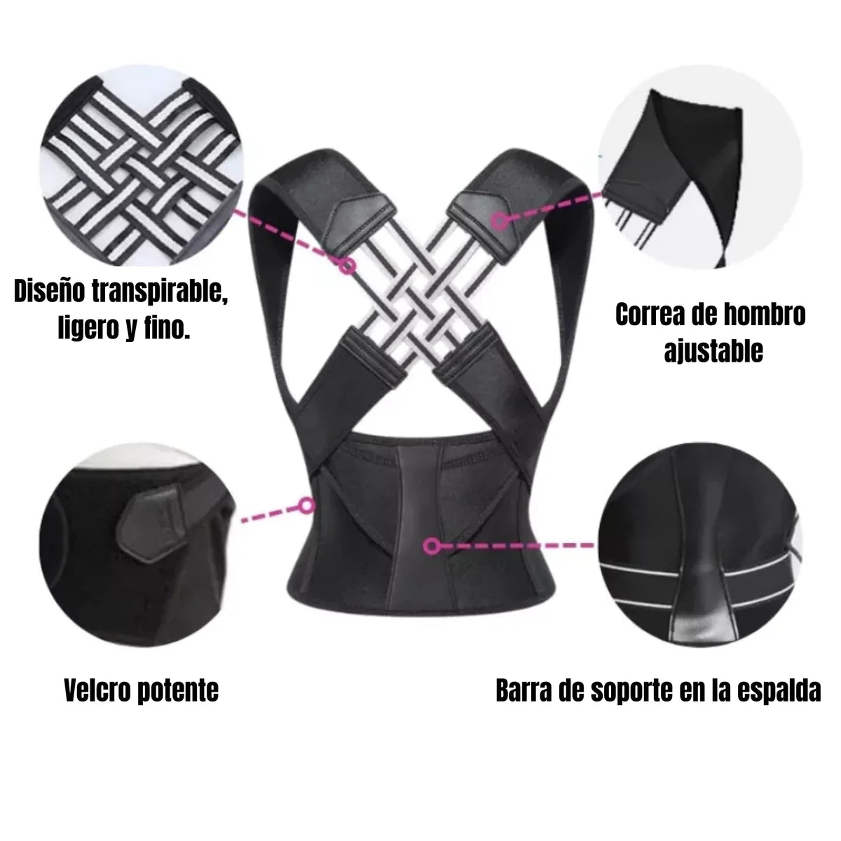 CHALECO CORRECTOR DE POSTURA CRUZADO